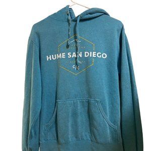 Nice Light Blue HUME San Diego Men’s M Hoodie Sweatshirt High End Minty